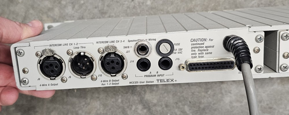 Telex RTS MCE325 User Station Intercom & MCS-325 Modular Loud Speaker