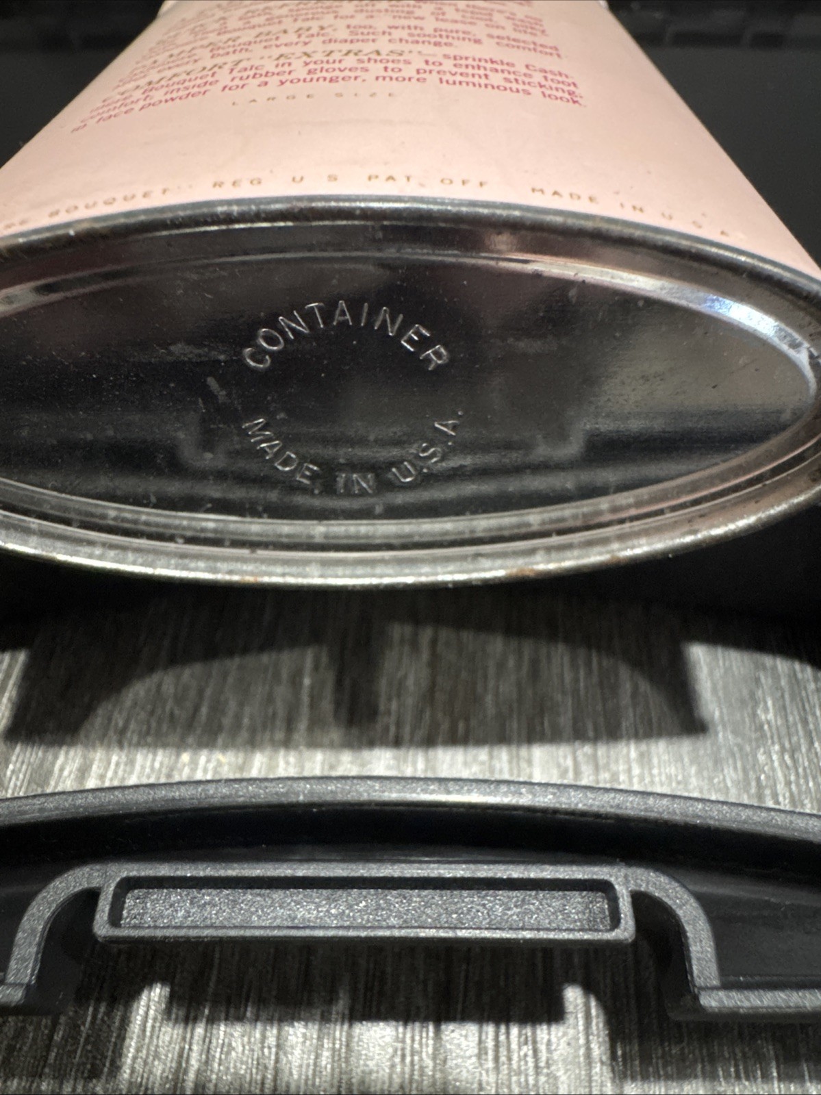 Vintage Cashmere Bouquet Talcum Powder 4 Oz For Display