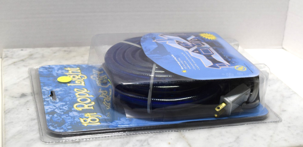 18 foot blue rope light