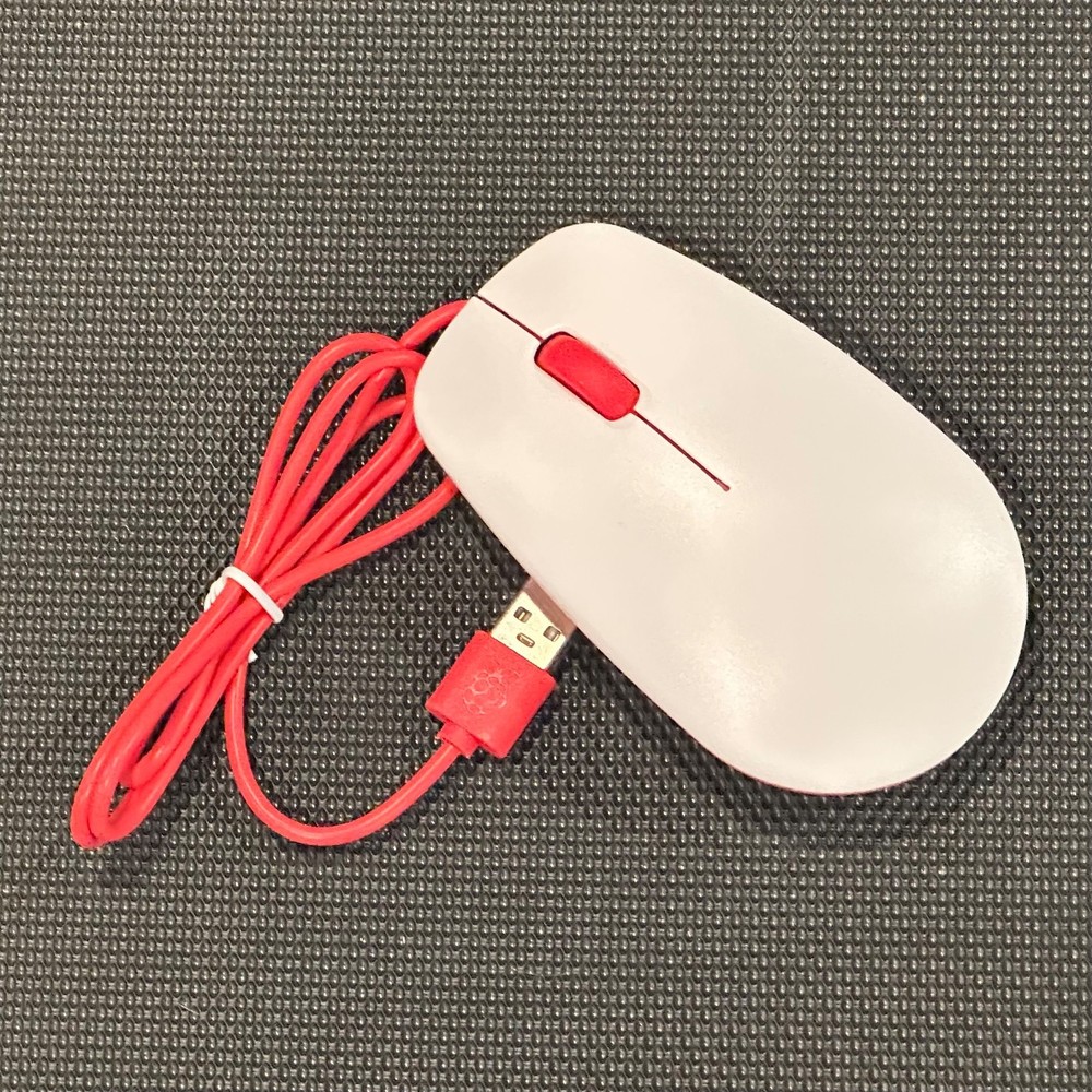 Raspberry Pi Official Wired USB Type A Mouse SC0165 Model: RPI-Mouse