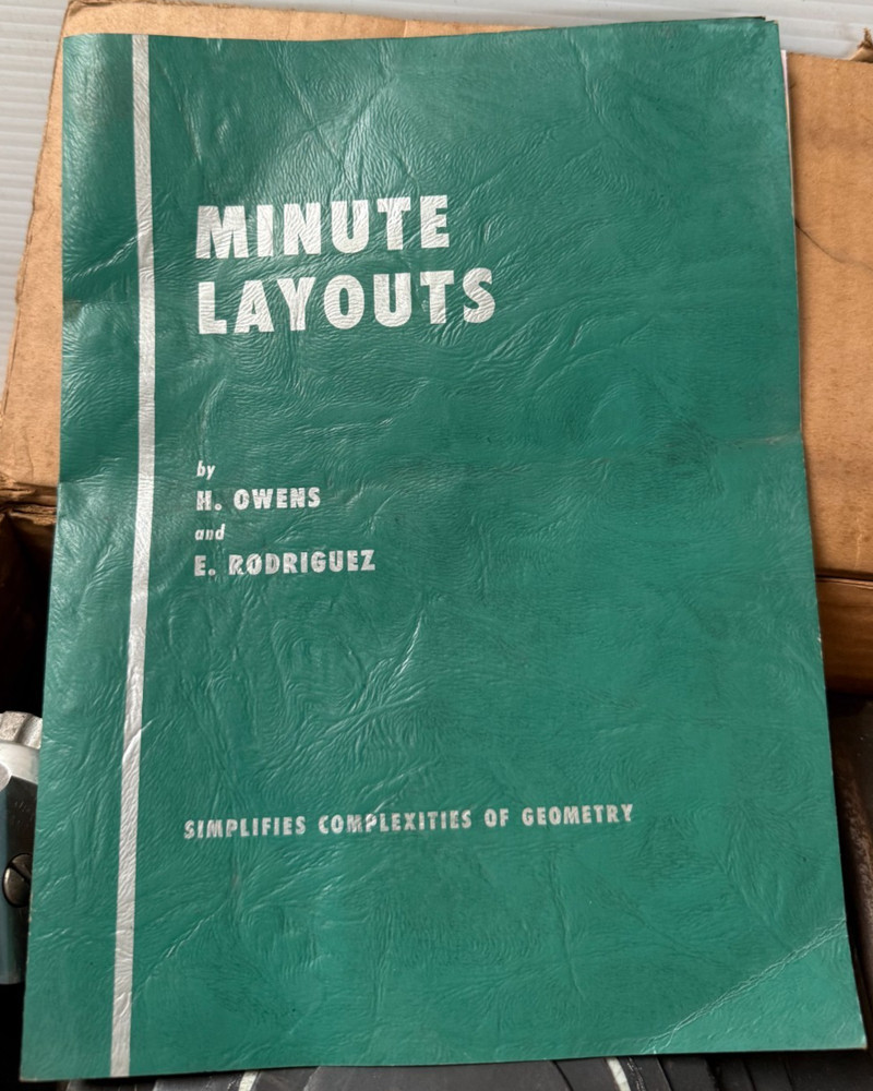 Vintage Jet Tool Co. Simplifying Geometry Drafting or Layout Tool Set w/Book