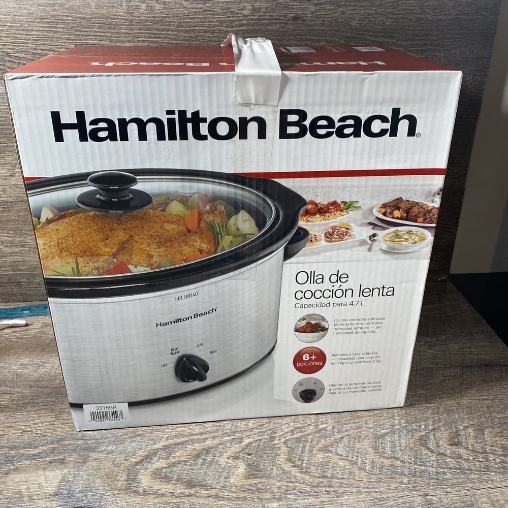Hamilton Beach 5-Quart Portable Slow Cooker