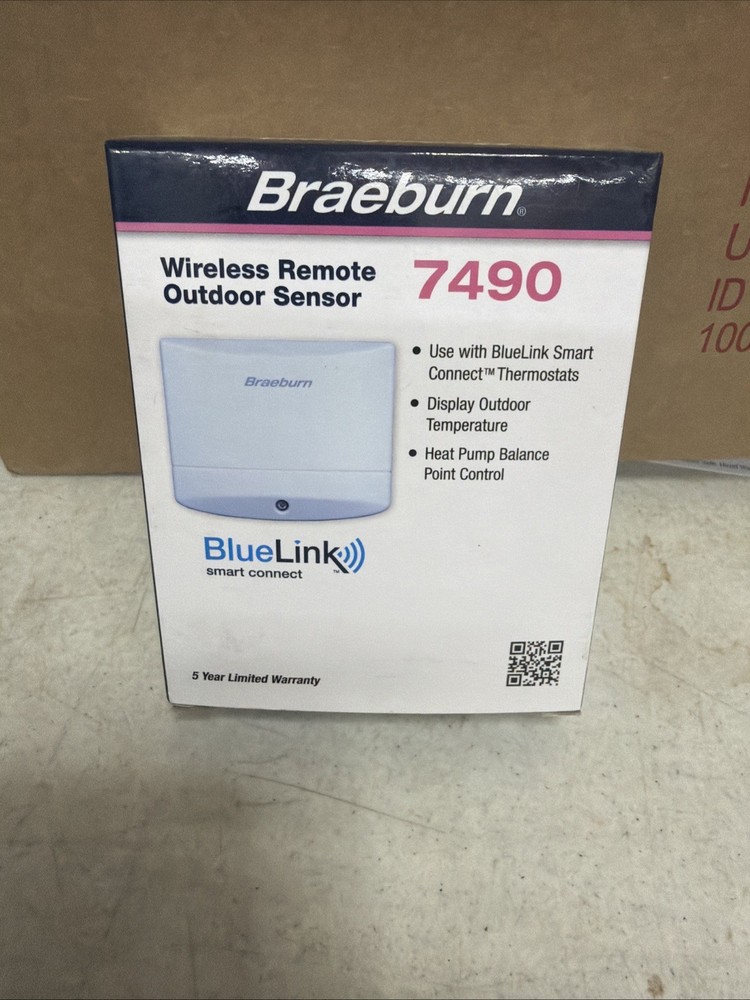 Braeburn 7490 Remote Outdoor Wireless Temperature Sensor