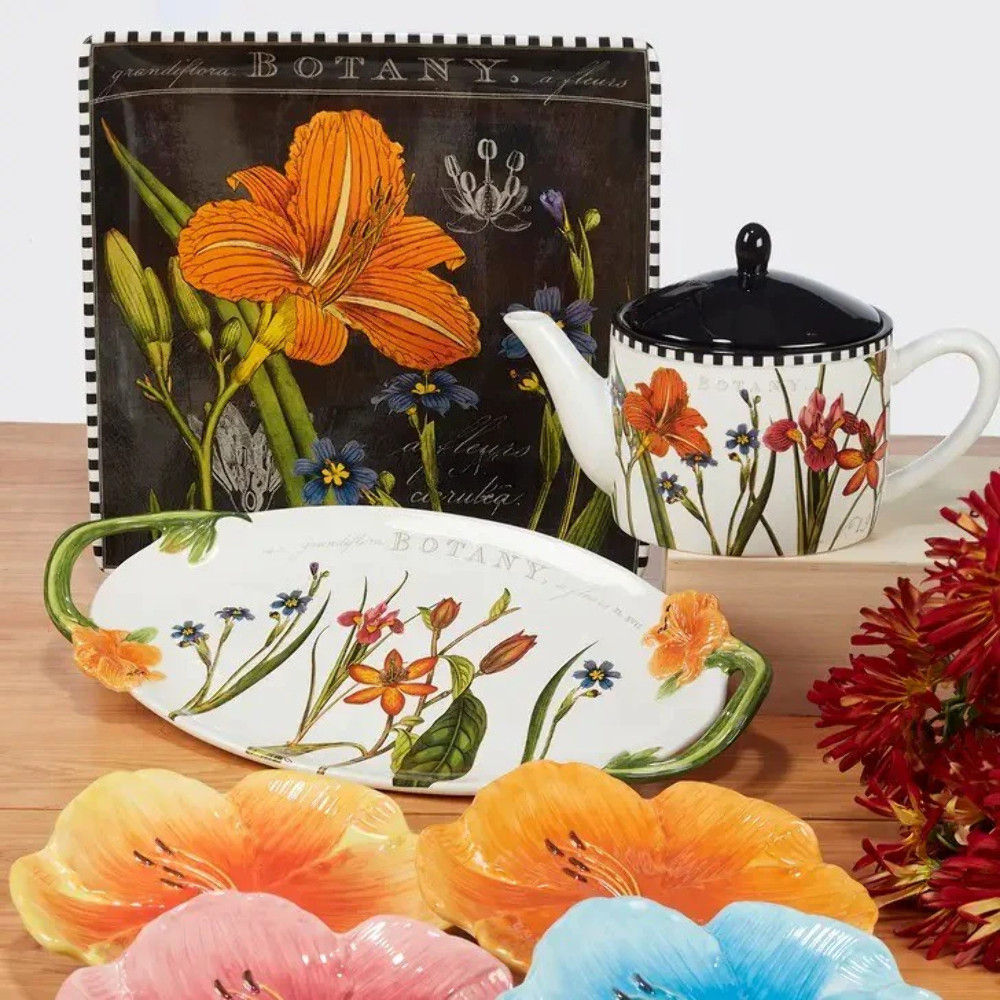 Botanical Teapot