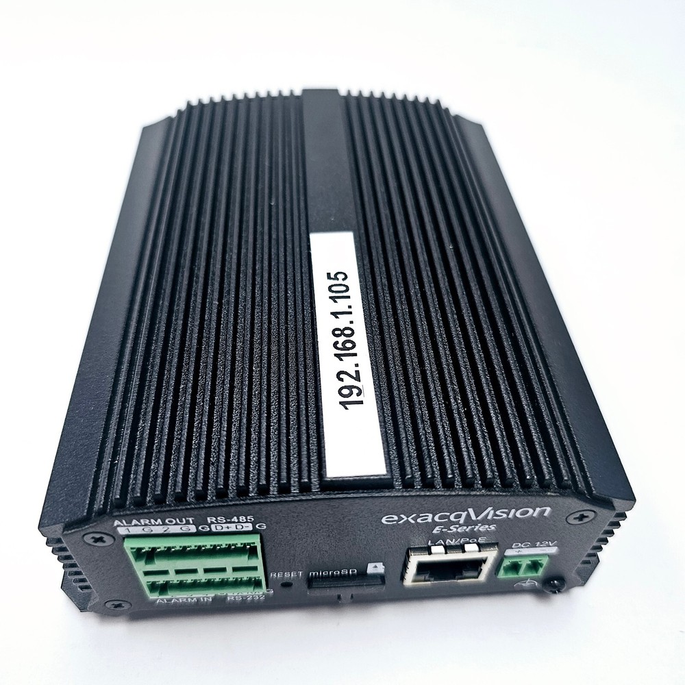 ExacqVision E-ADE4C 4 Channel Analog Encoder USED