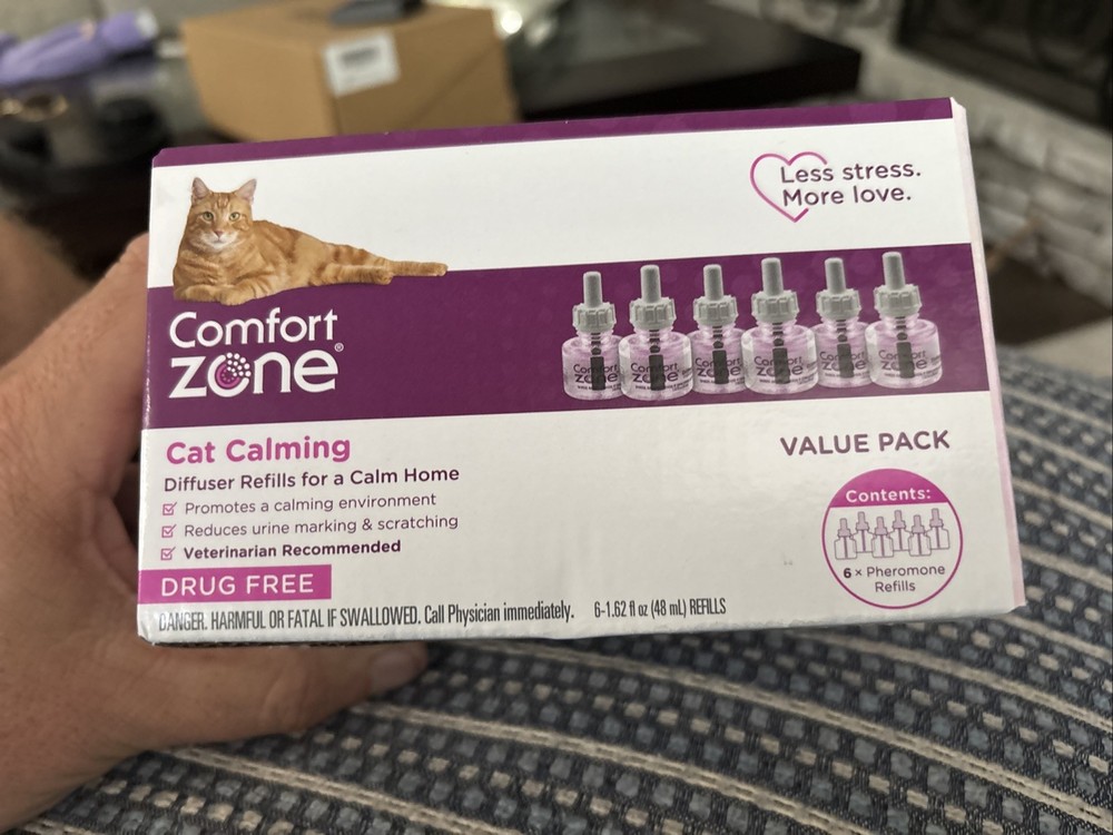 Comfort Zone Cat Calming Pheromone Diffuser - 100538643 (6 Pack)