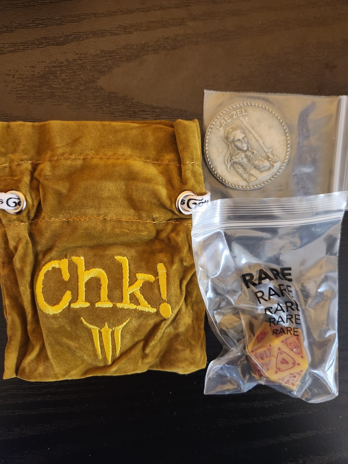 BG3 Baldur's Gate 3 Lae'zel Githyanki Warrior D20 Dice Set