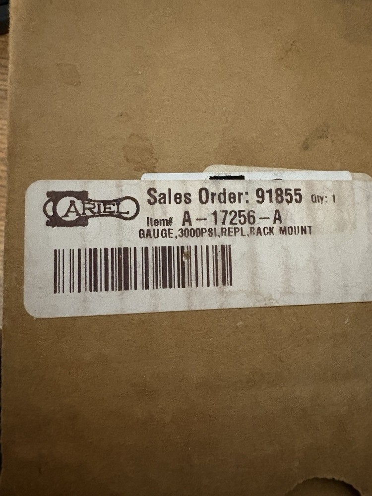 Ariel Gauge 3000PSI REPL BACK MOUNT