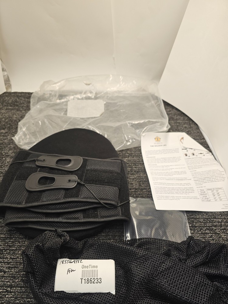 DRMS BB-157 The Solace LSO Lower Back Support Black Universal Size Durable