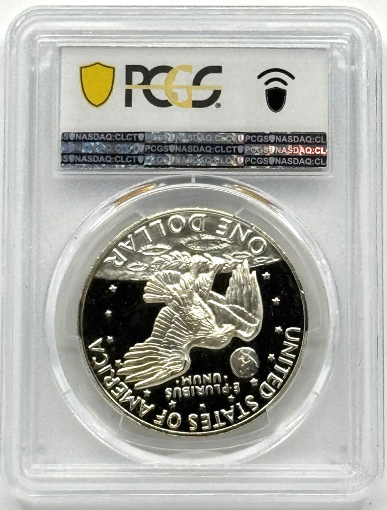 1973-S Eisenhower (Ike) Proof Silver Dollar PCGS PR67DCAM Blue Label