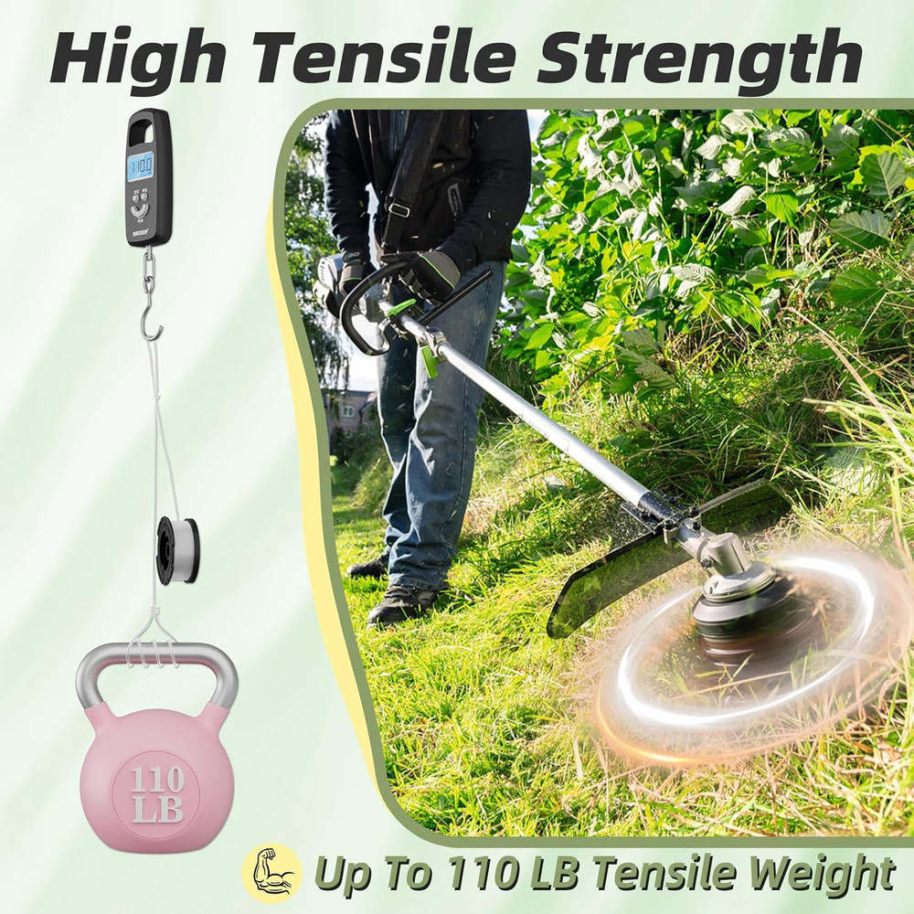 14 Pcs AF-100 Weed Eater Strings Compatible with Black and Decker Weed Eater, 0.