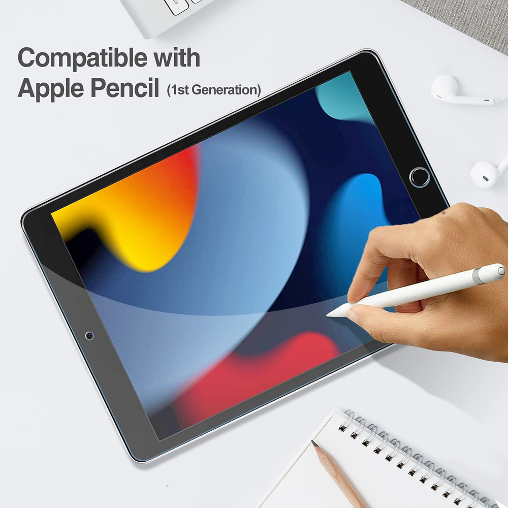 Procase 2 Pack Screen Protector for Ipad 9Th 8Th 7Th Generation 10.2 Inch (2021/