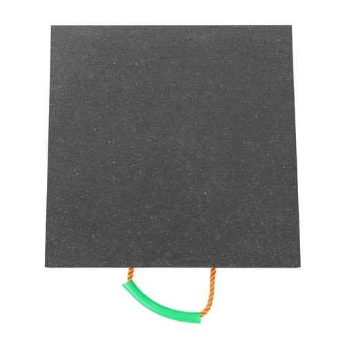 Heavy Duty Square Medium Size Support Pad Black Stabilizing Block With Handle