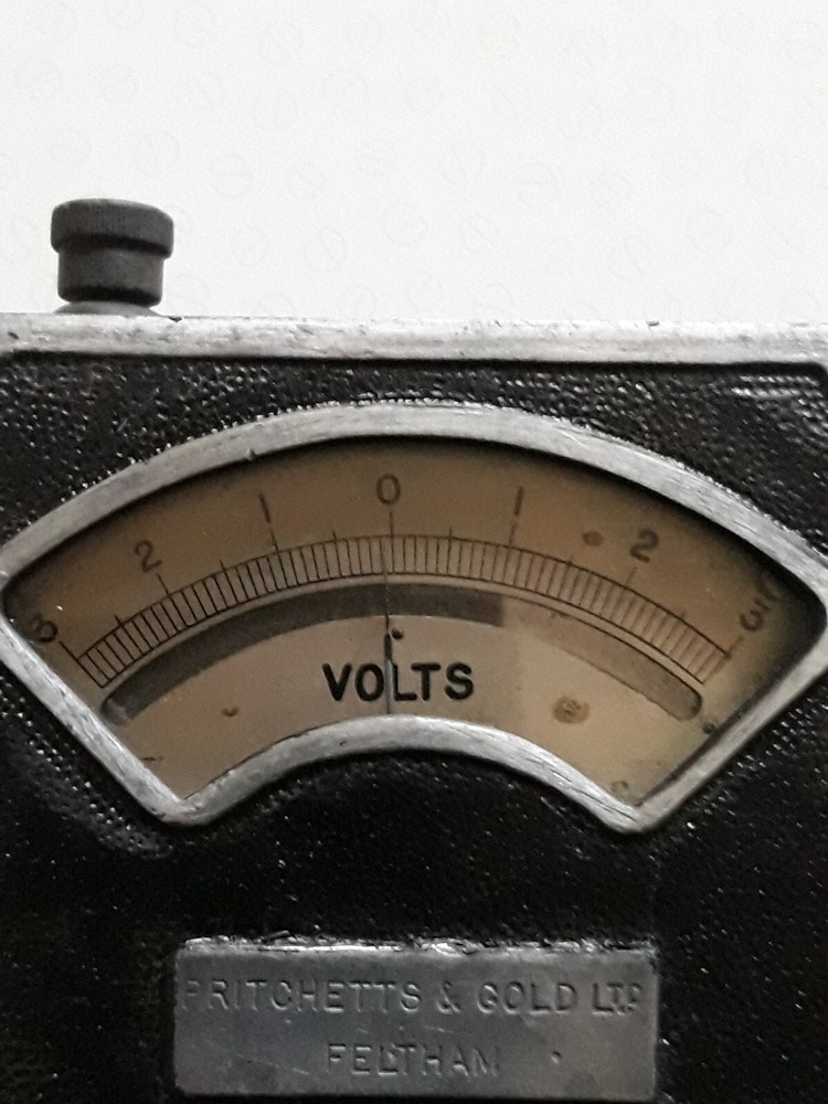 Galvanometer voltage test instrument by Pritchettes & gold