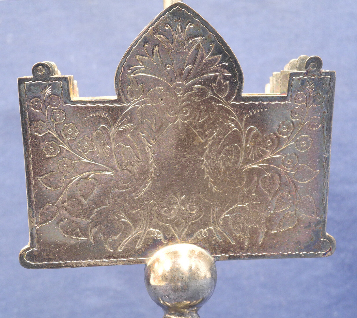 Vtg Antique Silverplated Letter Napkin Holder Reed + Barton 02135 Figural Birds