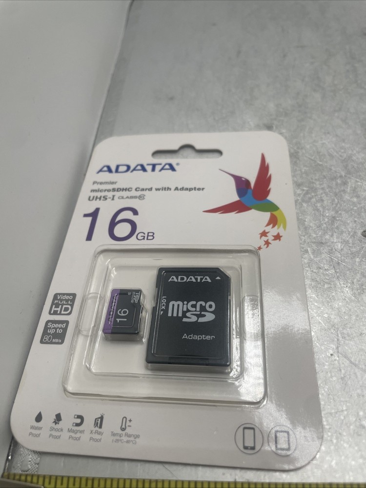 Adata 16GB Micro SD Memory Card