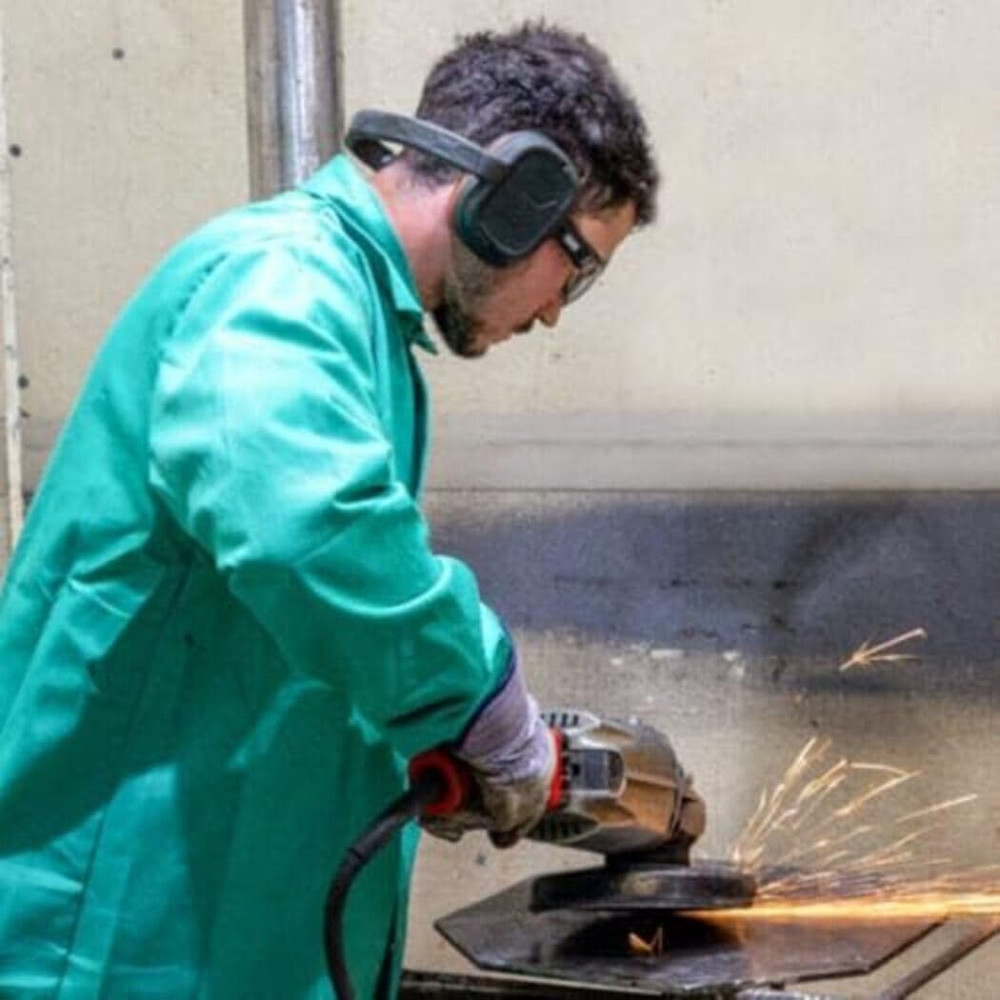 Behind-The-Head Earmuffs, Hearing Protection, Adjustable Headband, for Construct