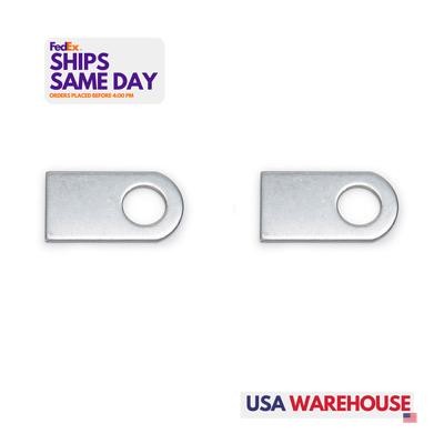 Russell 683943, 2 Pack Zinc Steel Brake Hose Brackets - Weld-On Performance Part