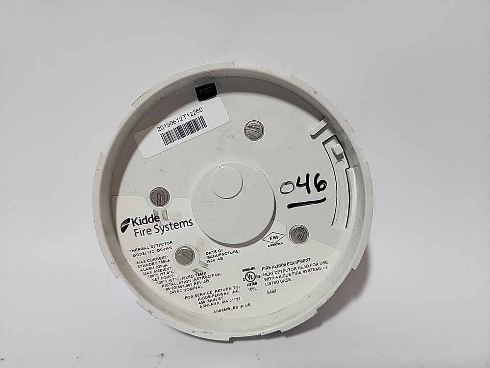 KIDDE FIRE SYSTEMS DS-HFS THERMAL DETECTOR