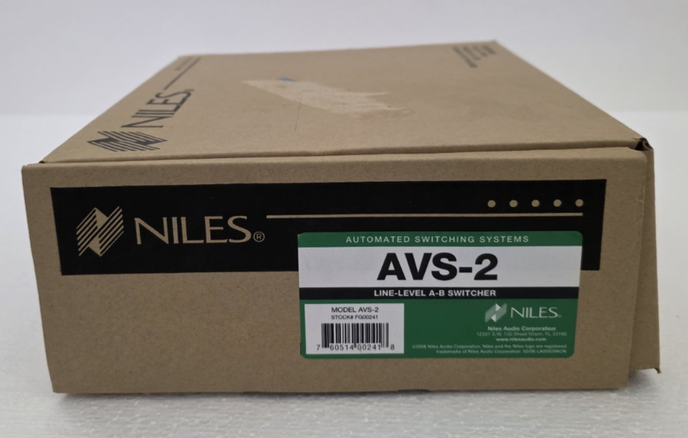NILES AVS-2 Coltage Activated A-B Switch