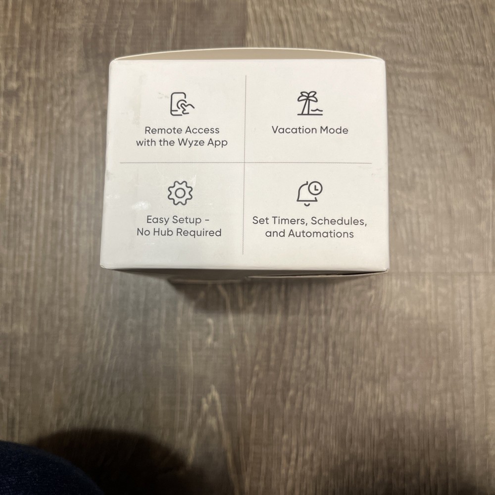 Wyze WLPP1CFH Smart Plug White, 2-Pack, WiFi Bluetooth 4.2
