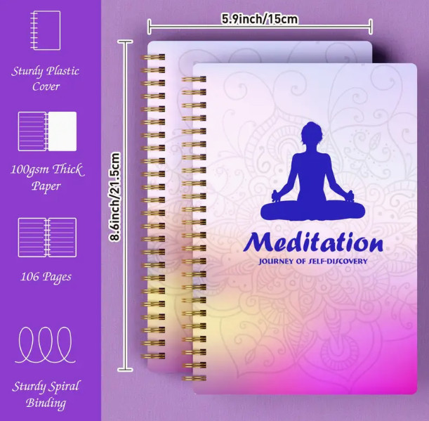 Meditation Journal Workbook Notebook A5 New