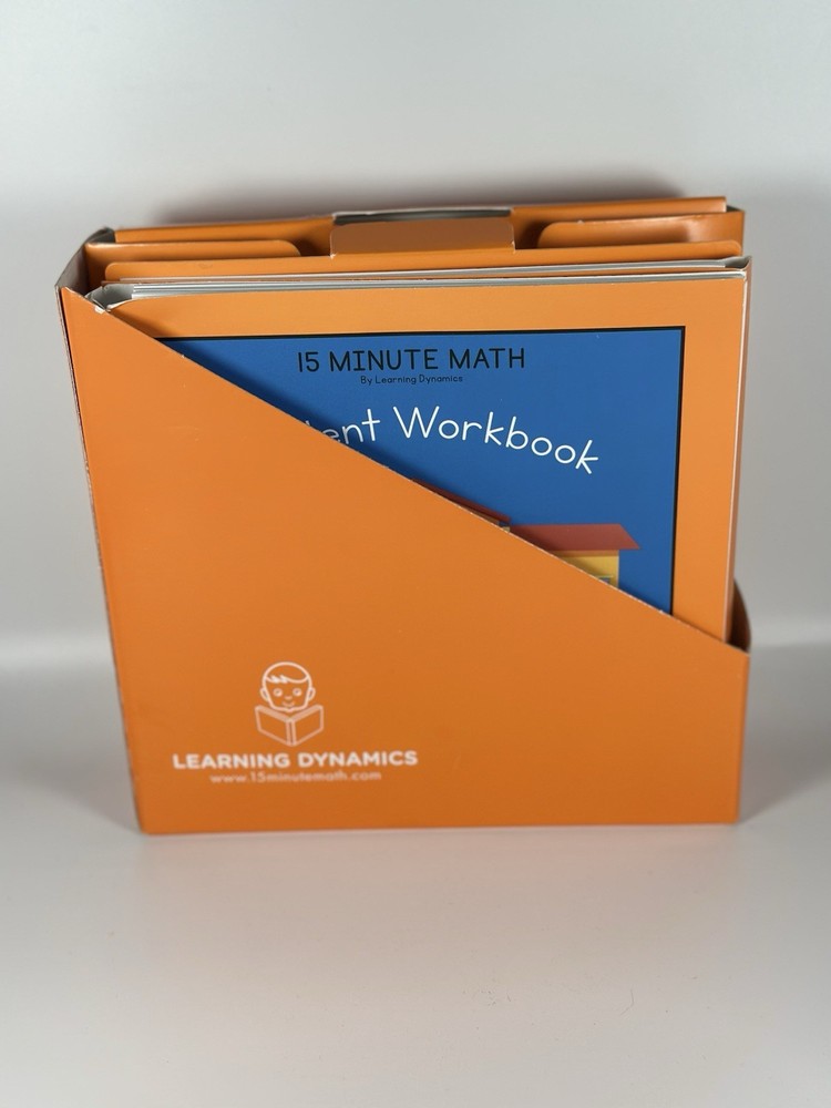 Learning Dynamics 15 Minute Math Complete Set with Workbooks and Stickers
