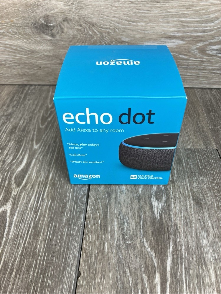 Amazon Echo Dot 2nd Generation Smart Speaker Alexa Black New Open Box