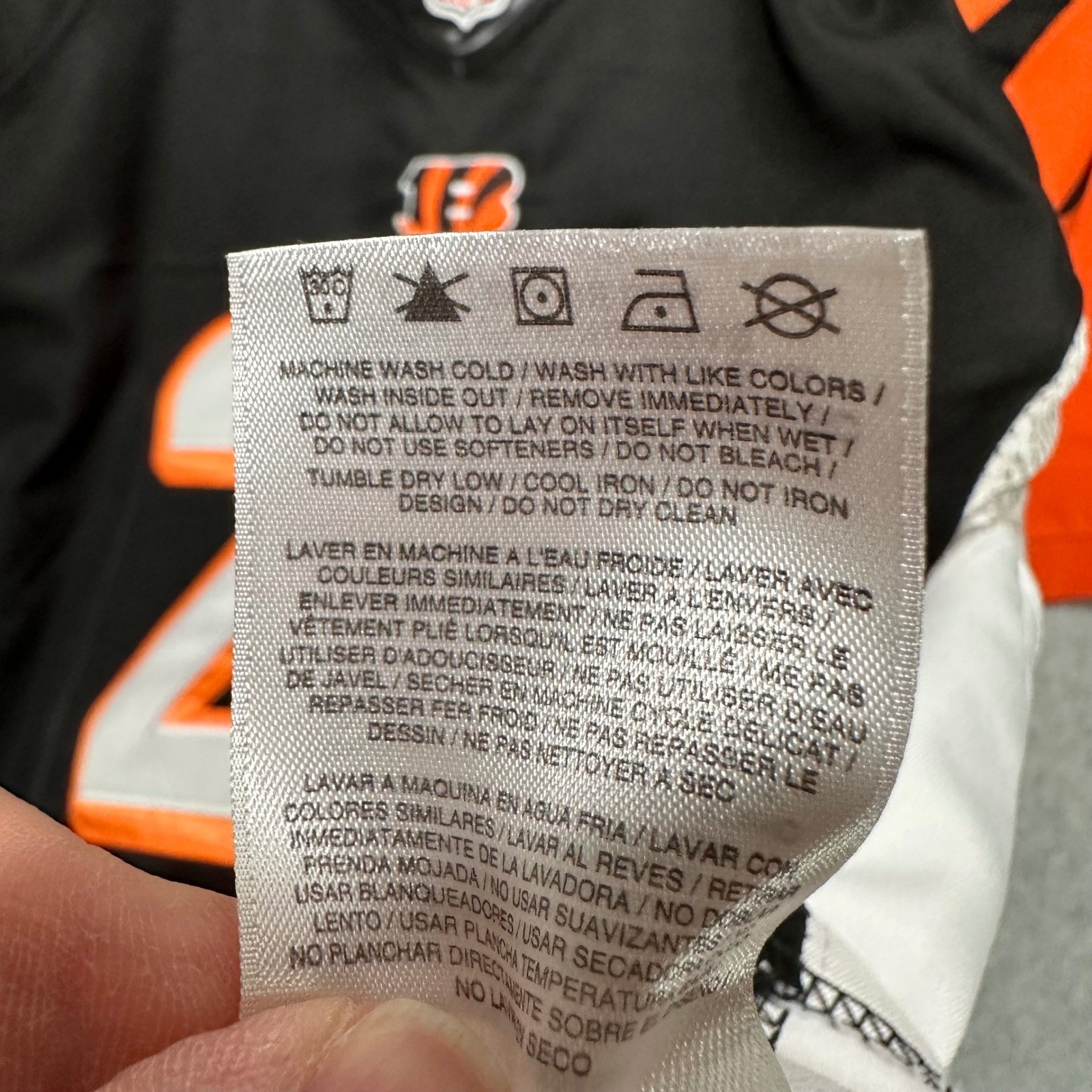 Nike Cincinnati Bengals Giovani Bernard 25 Elite On Field Jersey Mens 40 Medium