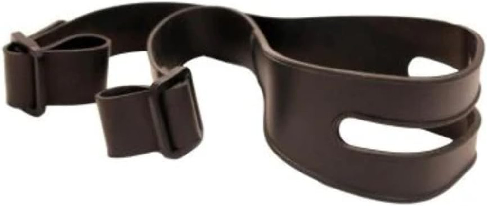 Replacement Rubber Hardhat Strap,Black