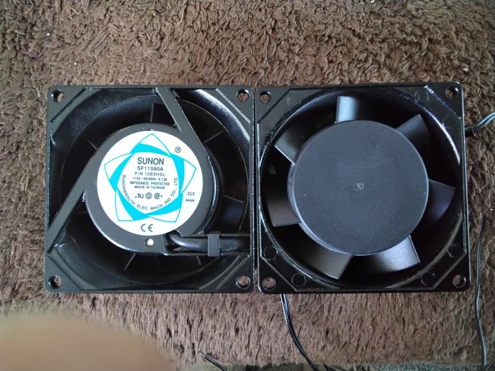 Sunon Cooling Fans,computer , Gaming Console, 115v AC two wire