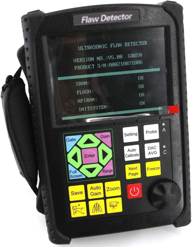 Ultrasonic Flaw Detector Machine with Measuring Range 0~10000mm 6dB DAC Function