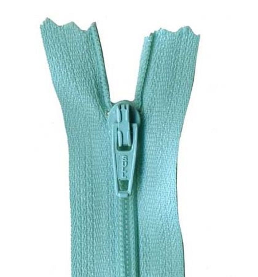 30cm Sky Blue Dress Zip
