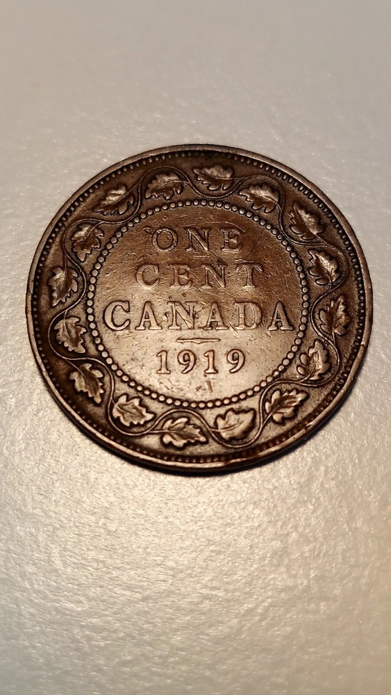 1919 Canada Large Cent, George V (#2)