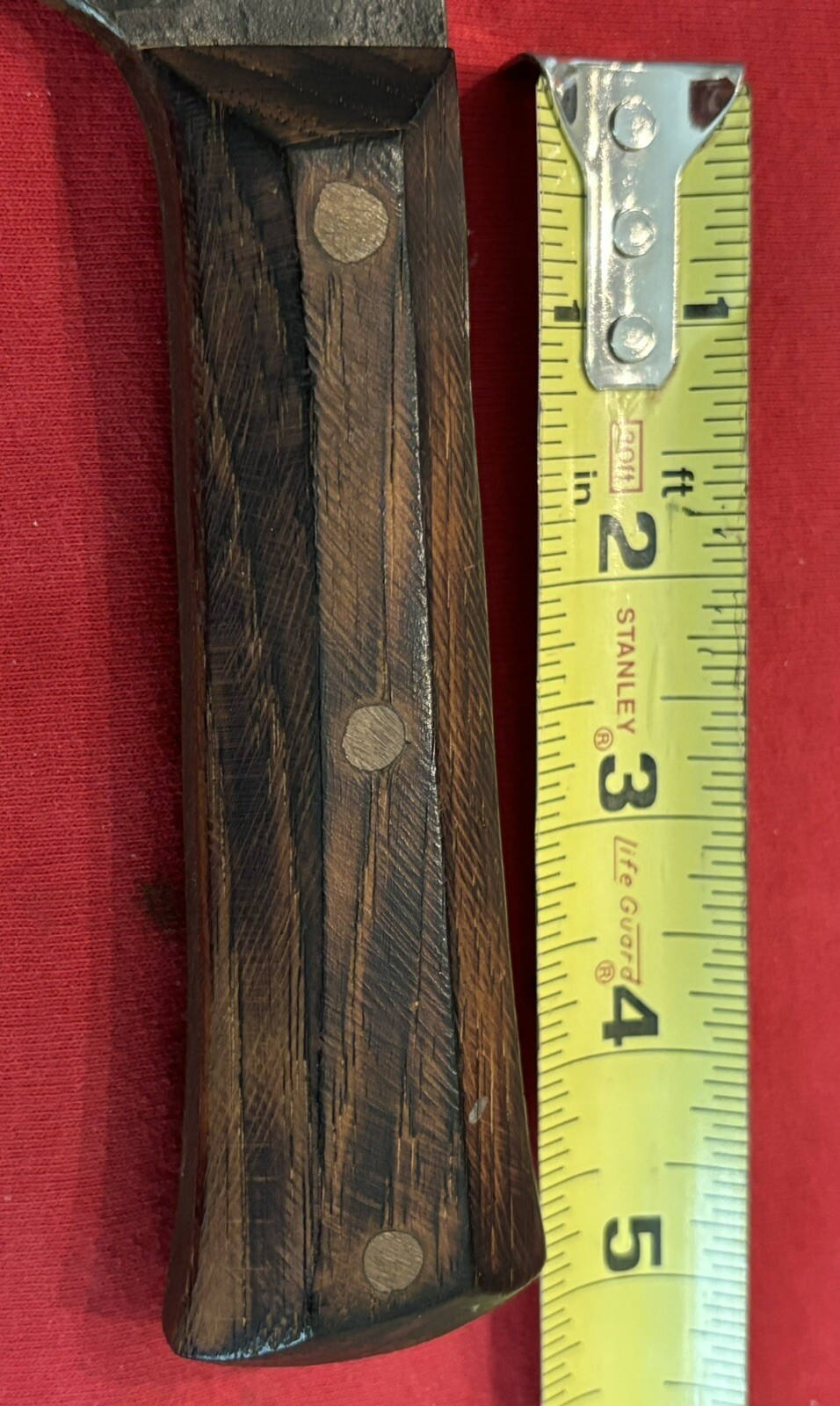 J.B. CUSTOM HANDMADE CLEAVER FROM A 1969 CAMARO LEAF SPRING - VINTAGE EXCELLENT