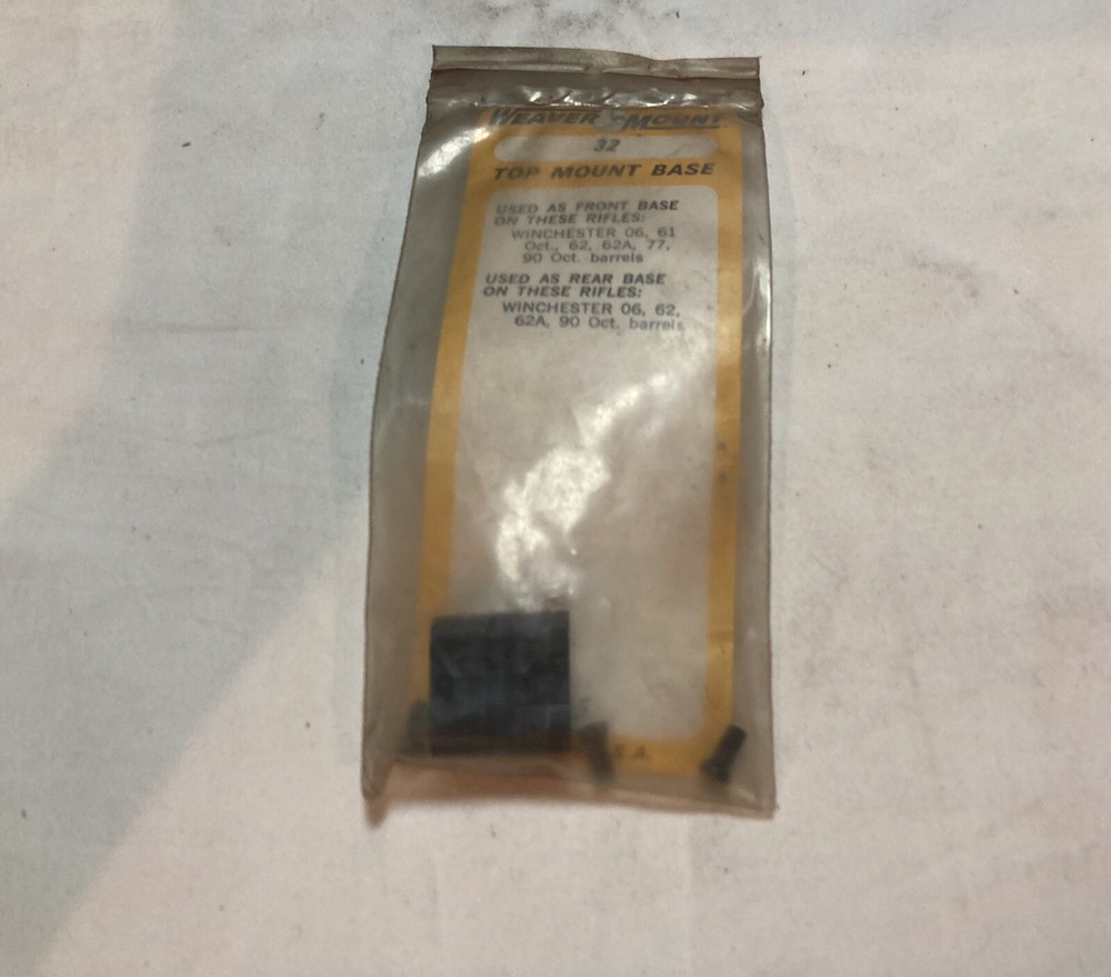 Weaver Top Mount Base  #32   48032