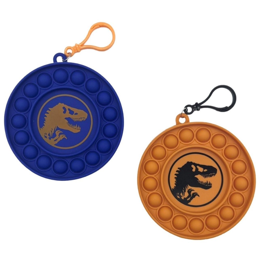 Jurassic World Fidget Pop Keychain 2-Pack