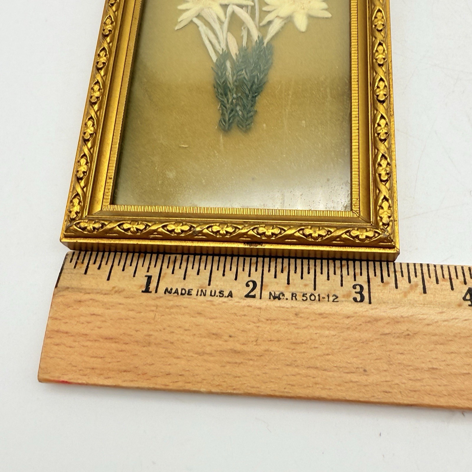 Vintage Pressed Flowers Framed
