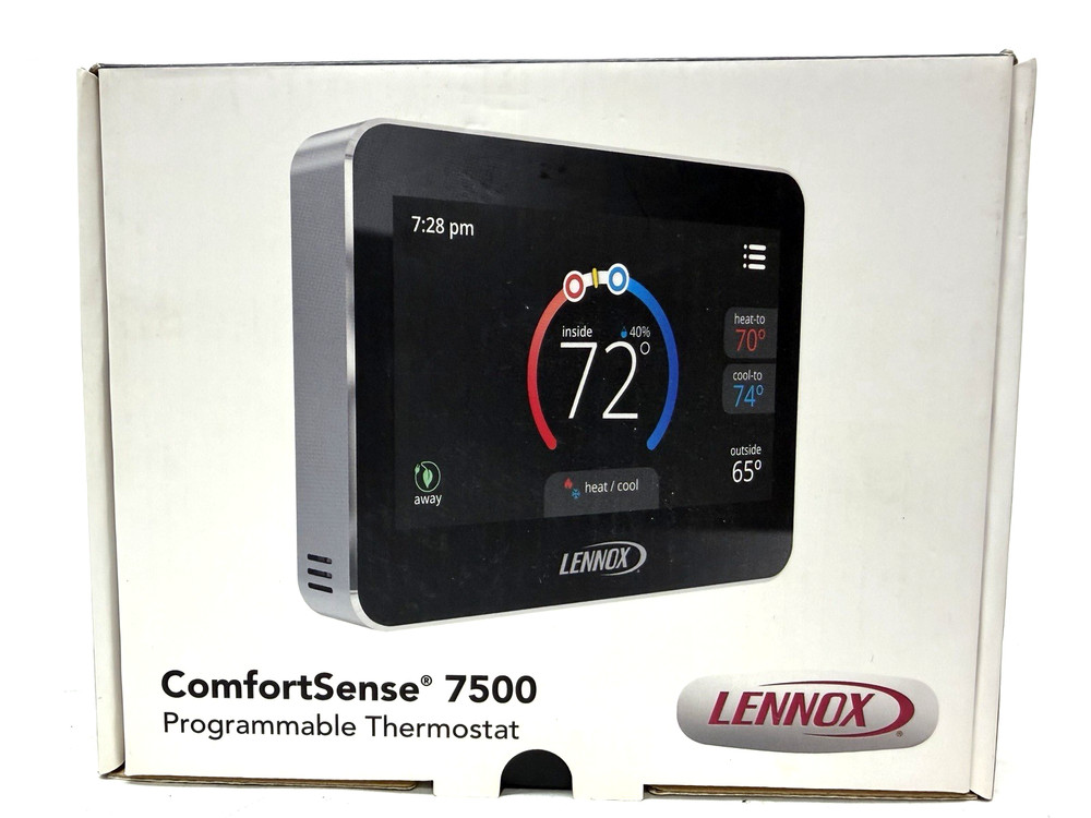 Lennox ComfortSense CS 7500 Universal Commercial Programmable Touch Thermostat