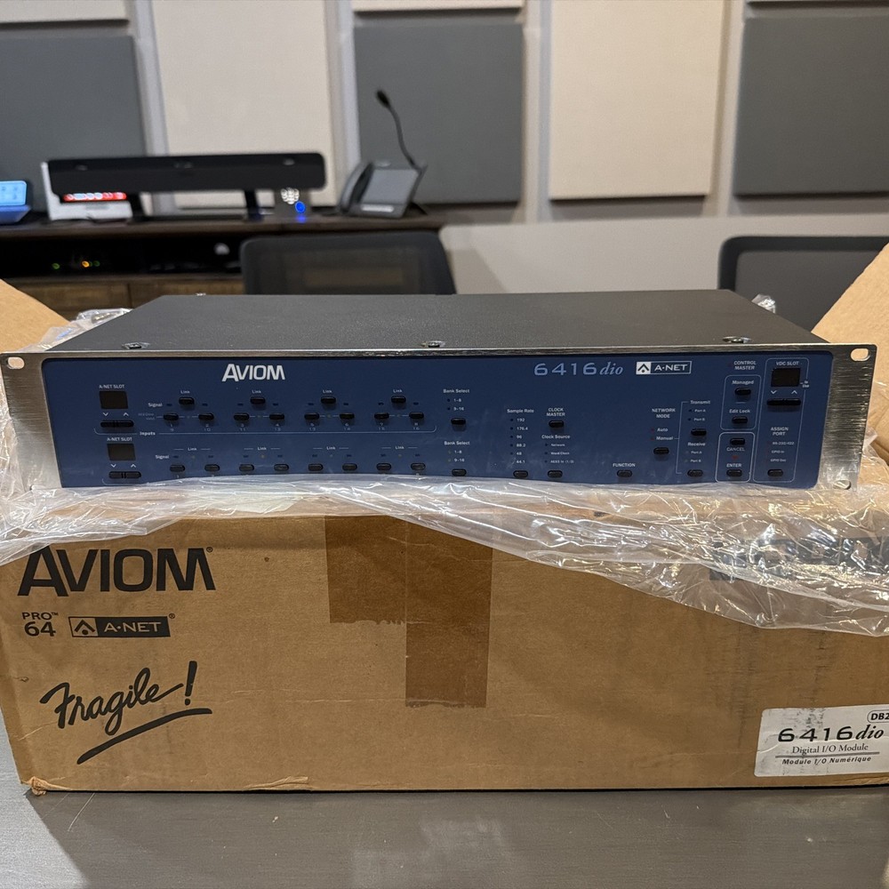 Aviom 6416 DIO *open Box, Rep Sample. Great Condition!