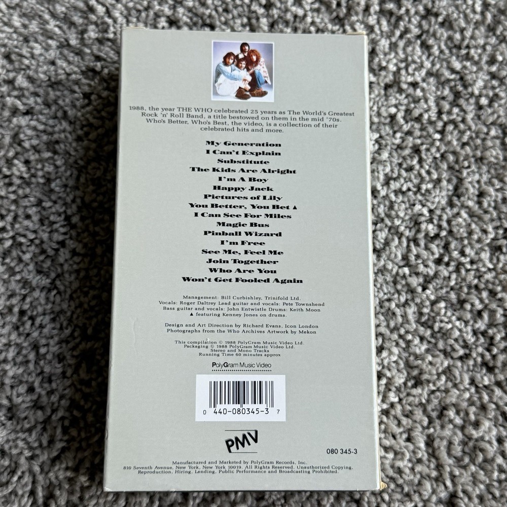 Music VHS Lot