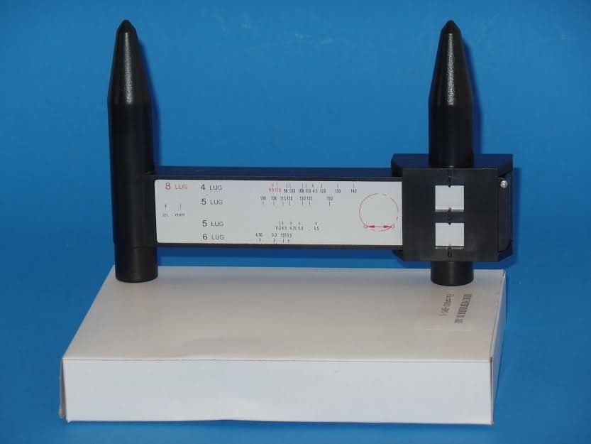 Wheel Bolt Pattern Gauge Tool 4 5 6 8 Lug Pattern Quick Measure Slide Hand Held