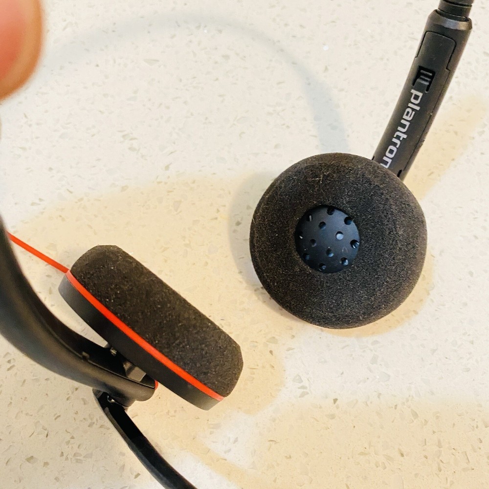 Plantronics Poly C3220 BlackWire USB Wired Headset PLT (H345) Tested