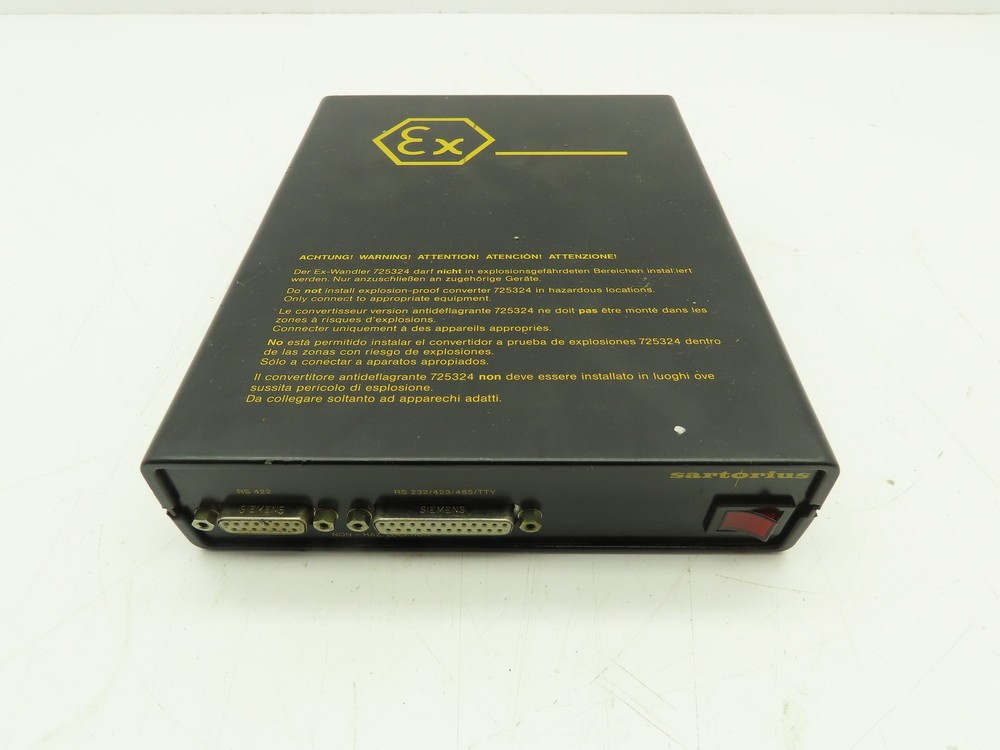 Sartorius 725324-1 Data Weighing System Controller Explosion Proof 120V 12VA