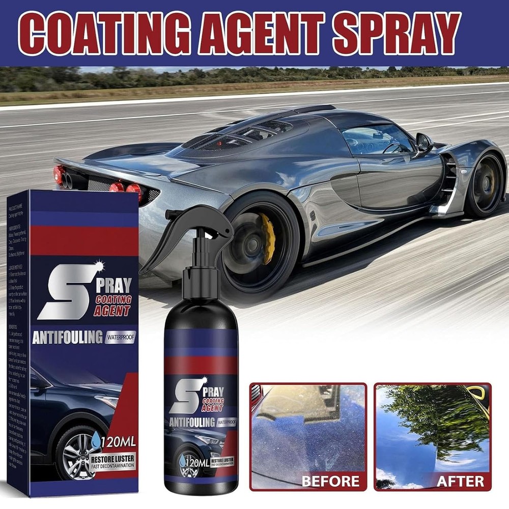3PCS Multi-Functional Coating Renewal Agent, 3 in 1 Ceramic Car Coating...