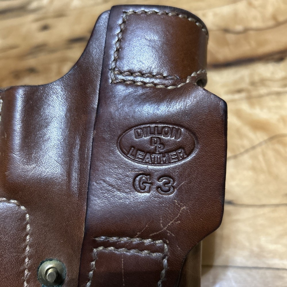 Dillon Precision Brown Leather Holster Taurus G3 Left Hand