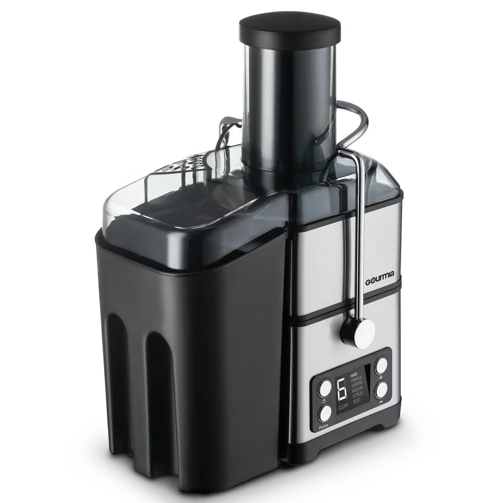 Gourmia 6 Speed Wide Mouth Juice Extraction with Self-Clean: Stainless