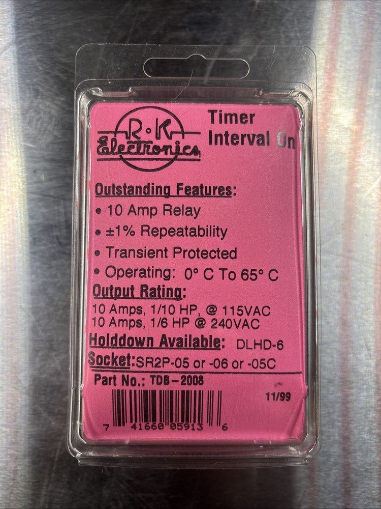 R-K Electronics TDB-2008 Timer