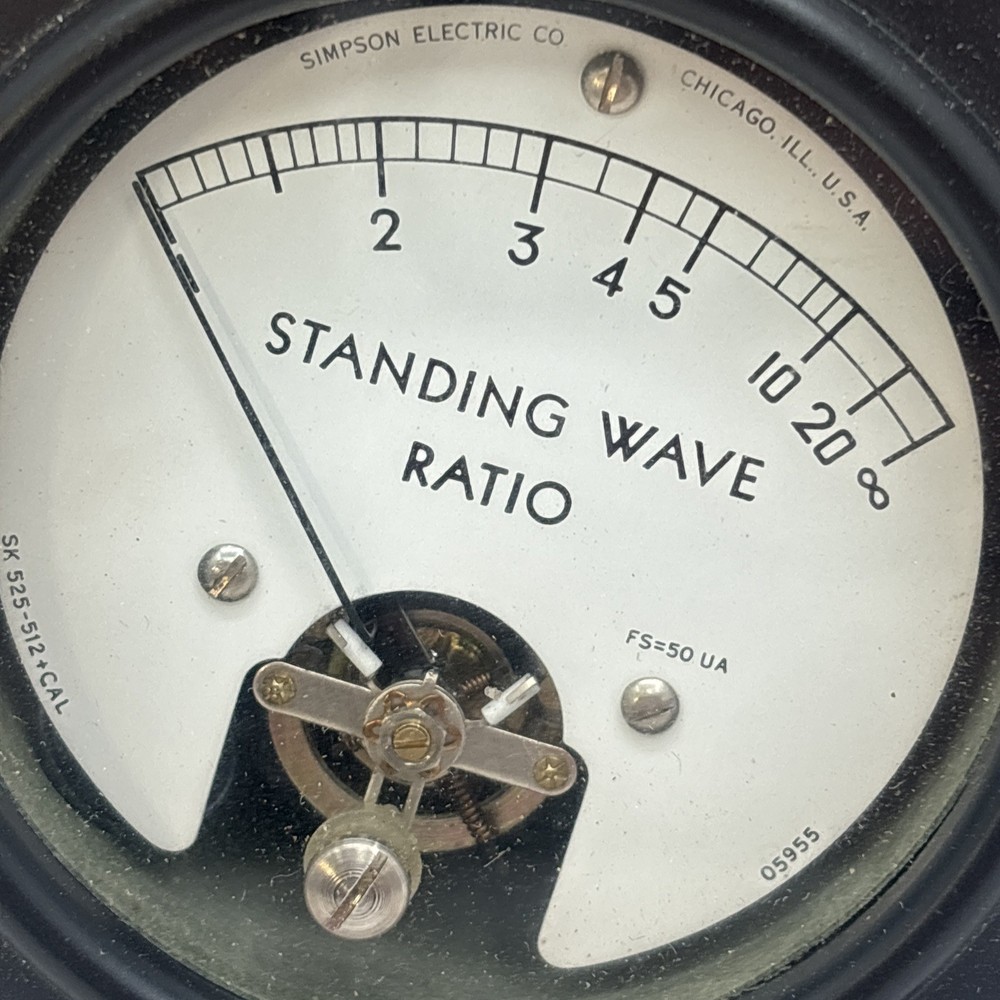 Vintage Simpson Standing Wave Ratio Gauge 05955 New In Box