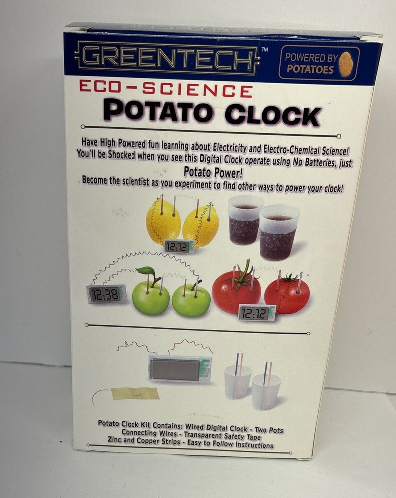Greentech Potato Clock Science Experiment Kit - School Science Project